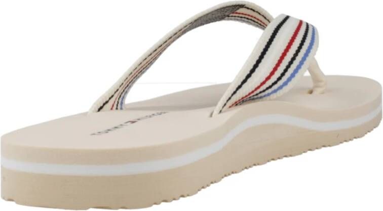 Tommy Hilfiger Strepen Strand Sandaal Beige Dames