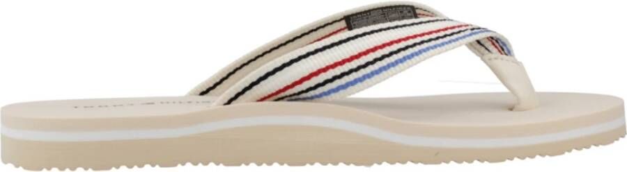 Tommy Hilfiger Strepen Strand Sandaal Beige Dames