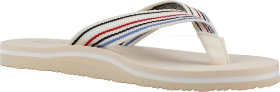 Tommy Hilfiger Strepen Strand Sandaal Beige Dames