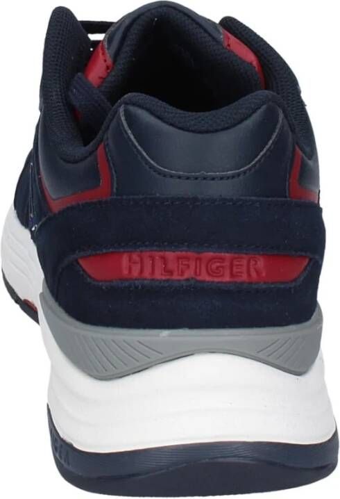 Tommy Hilfiger Suede Heren Sneakers Blue Heren