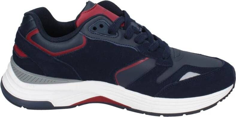 Tommy Hilfiger Suede Heren Sneakers Blue Heren