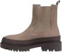 Tommy Hilfiger Suède Chelsea Laarzen Dames Herfst Winter Beige Dames - Thumbnail 9