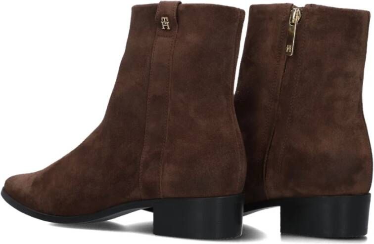 Tommy Hilfiger TH Suede Pointy Zip Bootie