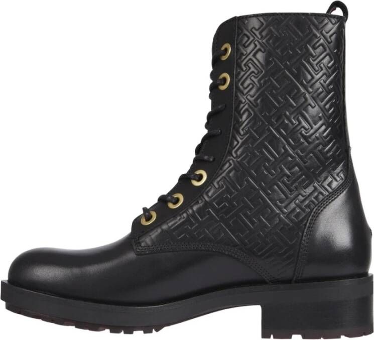 Tommy Hilfiger Thgram Biker Boot Zwart Dames