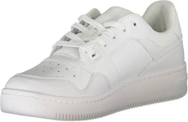 Tommy Hilfiger Urban Chic Wit Lederen Dames Sneakers White Dames