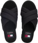TOMMY JEANS Slippers TJW LETTERING FLATFORM SANDAL plateau zomerschoen slippers met logo-letters in het plateau - Thumbnail 9