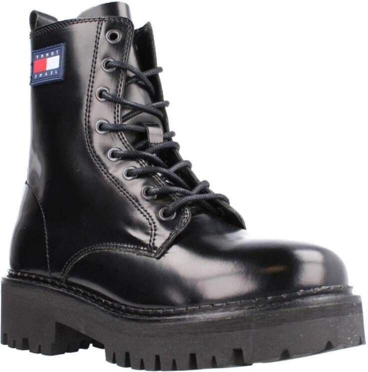 Tommy Hilfiger Veterschoenen voor vrouwen Black Dames