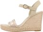 TOMMY HILFIGER Sandalen Dames Seasonal Webbing Wedge Maat: 40 Materiaal: Leer Kleur: Beige - Thumbnail 10