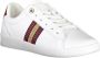 Tommy Hilfiger Witte polyester sneaker - Thumbnail 3