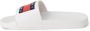TOMMY JEANS Slippers FLAG POOL SLD ESS zomerschoen slippers met gekleurde logovlag - Thumbnail 12
