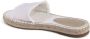 Tommy Hilfiger Witte Canvas Espadrille Slides - Thumbnail 2