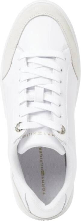 Tommy Hilfiger Witte Court Sneaker Damesschoenen White Dames