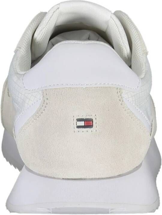 Tommy Hilfiger Witte Heren Sneaker Eco-Vriendelijke Stijl