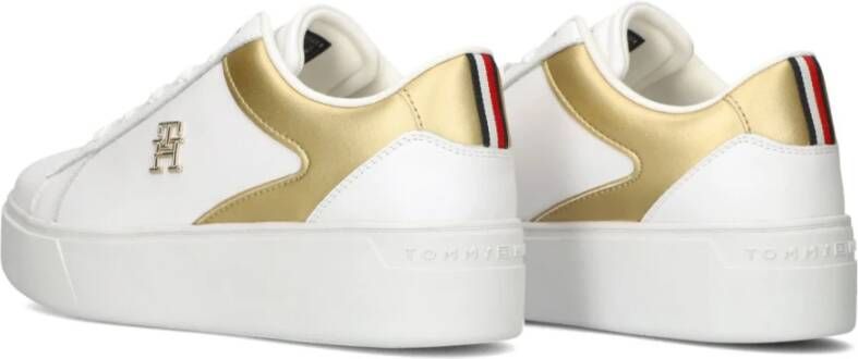 Tommy Hilfiger Witte Lage Platform Sneakers White Dames