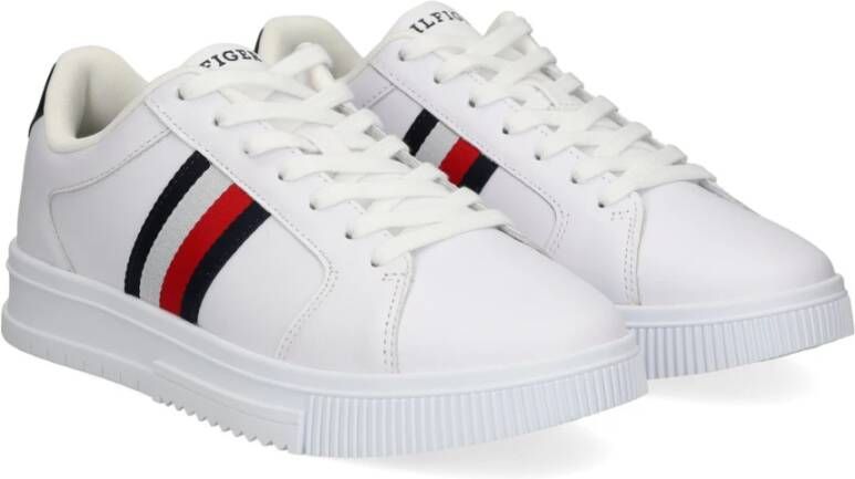 Tommy Hilfiger Witte lage sneakers
