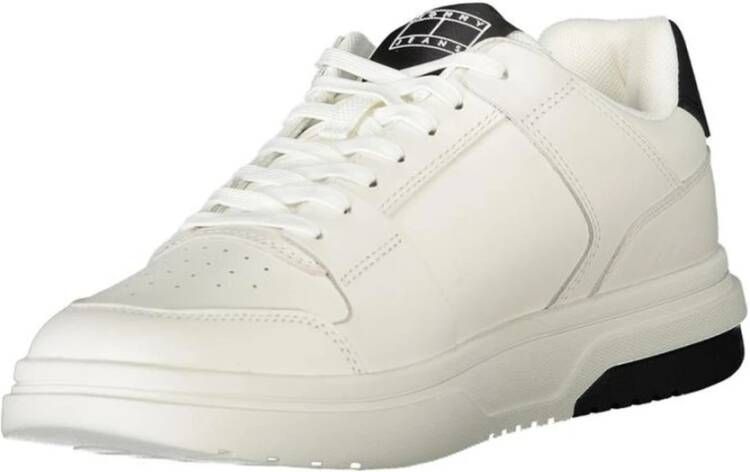 Tommy Hilfiger Witte lage sneakers met demping White Heren