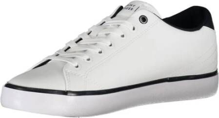Tommy Hilfiger Witte lage sportsneakers met unieke print