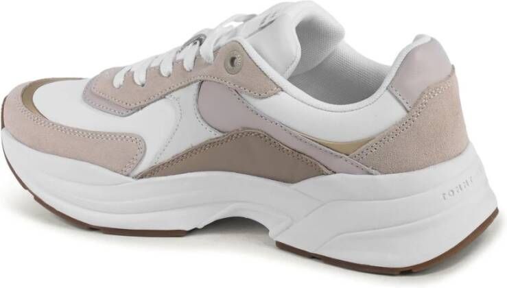 Tommy Hilfiger Witte Leren Casual Sneakers