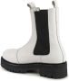 Tommy Hilfiger Witte Leren Chelsea Boots Platform - Thumbnail 3