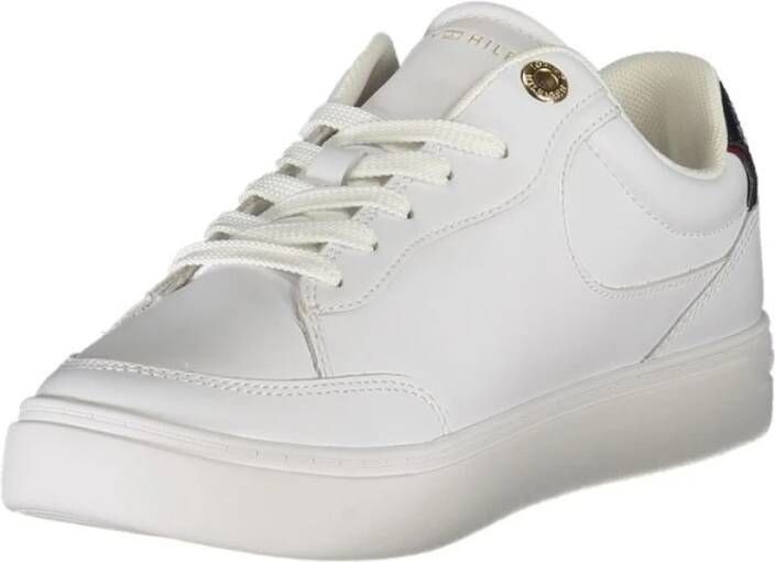 Tommy Hilfiger Witte Leren Dames Sneaker