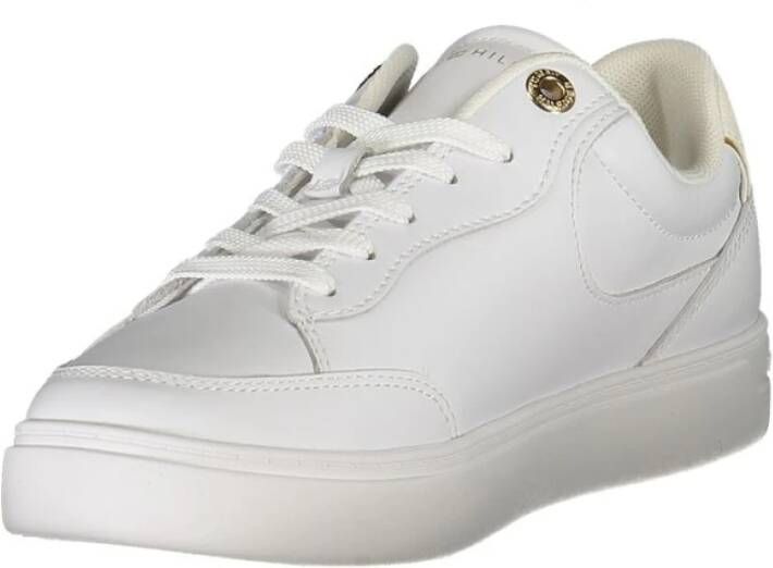 Tommy Hilfiger Witte Leren Dames Sneaker