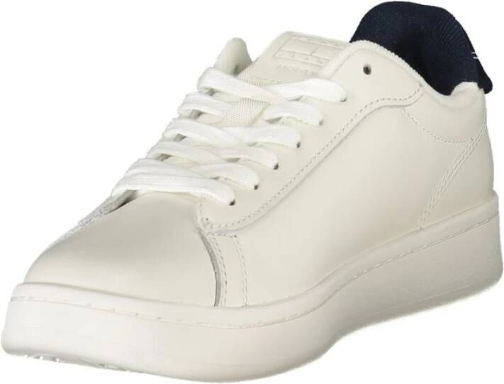 Tommy Hilfiger Witte Leren Dames Sneaker