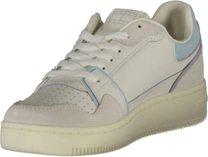 Tommy Hilfiger Witte Leren Dames Sneaker