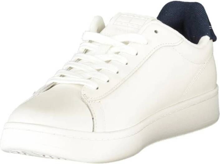 Tommy Hilfiger Witte Leren Heren Sneaker