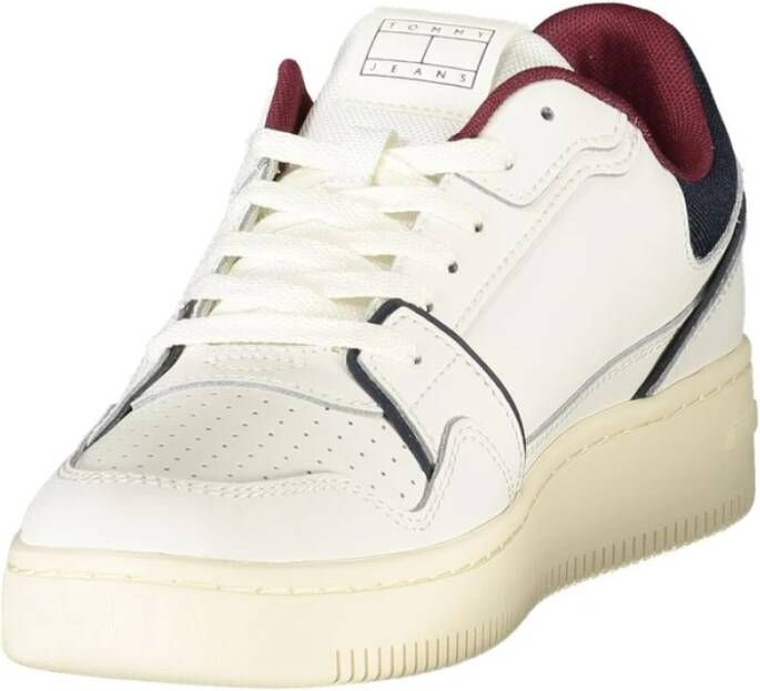 Tommy Hilfiger Witte Leren Heren Sneaker