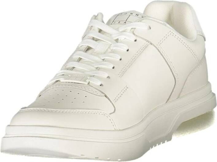 Tommy Hilfiger Witte Leren Heren Sneaker