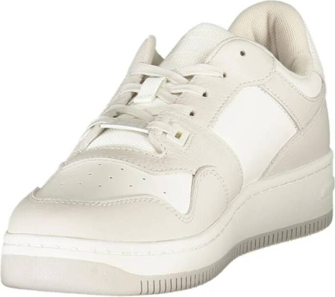 Tommy Hilfiger Witte Leren Heren Sneaker