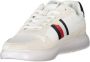 Tommy Hilfiger Sneakers met sleehak LIGHT CUPSOLE LTH MIX STRIPES vrijetijdsschoen lage schoen veterschoen met zijstrepen - Thumbnail 6