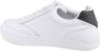 Tommy Hilfiger Witte Leren Sneaker met Polyamide Details - Thumbnail 3
