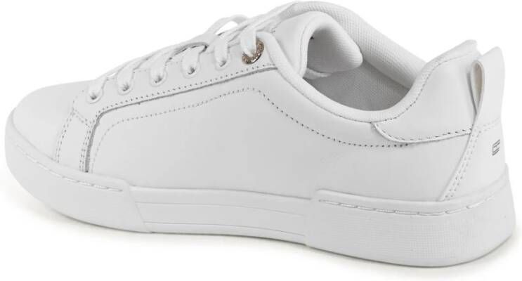 Tommy Hilfiger Witte leren sneakers