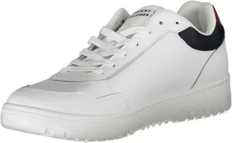 Tommy Hilfiger Witte Leren Sneakers voor Mannen