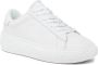 Tommy Hilfiger Witte Leren Sneakers voor Vrouwen White Dames - Thumbnail 5