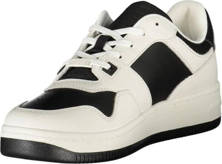 Tommy Hilfiger Witte leren sportsneakers