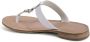 Tommy Hilfiger Witte Leren Teenslippers - Thumbnail 2