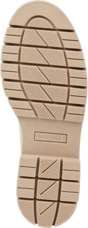 Tommy Hilfiger Witte Monogram Outdoor Enkellaarsjes