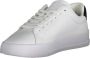 Tommy Hilfiger leren sneakers wit lichtblauw - Thumbnail 5