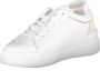 Tommy Hilfiger Witte Polyester Sneaker met Contrasterende Details - Thumbnail 4