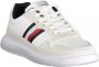 Tommy Hilfiger Sneakers TH CUPSET RWB LTH met zijstrepen vrijetijdsschoen lage schoen veterschoen - Thumbnail 7