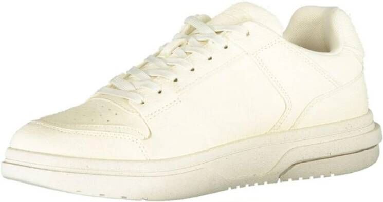 Tommy Hilfiger Witte Polyester Sneaker met Logo Detail White Heren