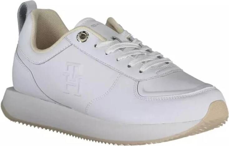 Tommy Hilfiger Witte Polyester Sneaker voor Dames Wit Dames