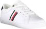 Tommy Hilfiger Witte Polyester Sneaker met Contrasterende Details - Thumbnail 5