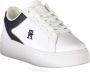 Tommy Hilfiger Witte Polyester Sneaker White Dames - Thumbnail 5