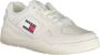 Tommy Hilfiger Witte polyester sneakers met contrastdetails White Dames - Thumbnail 10