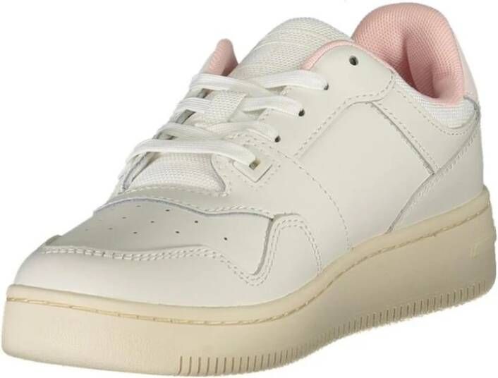 Tommy Hilfiger Witte Polyester Sneakers