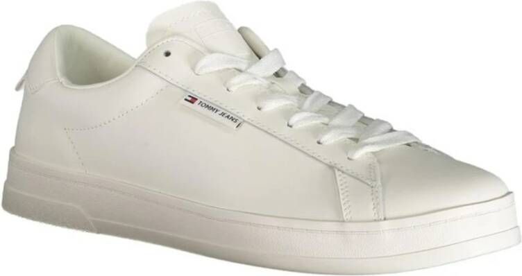 Tommy Hilfiger Witte Sneaker met Logo voor Mannen White Heren
