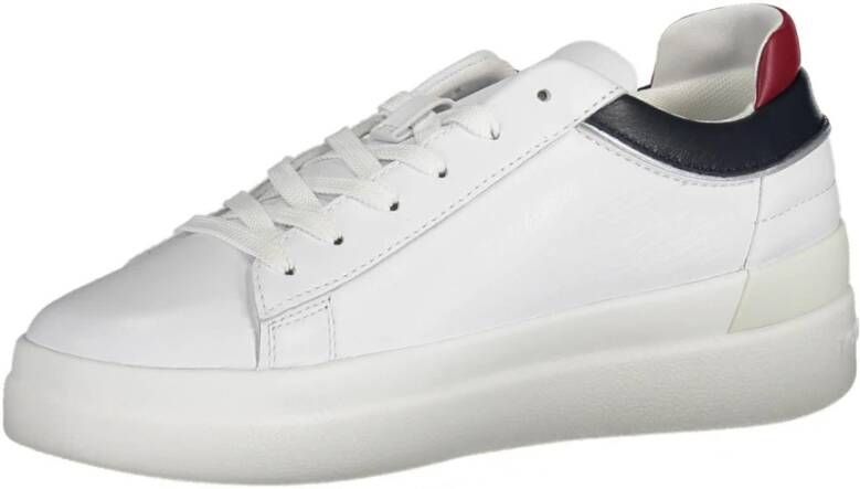 Tommy Hilfiger Witte Sneakers met Contrasterende Details Wit Dames